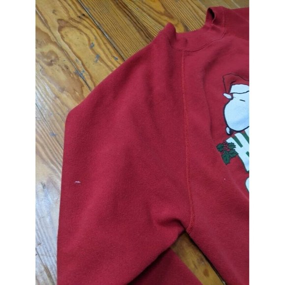 United Feature Syndicate 1958 Vintage Shulz Snoopy Holiday Shopper Crewneck - Picture 3 of 7